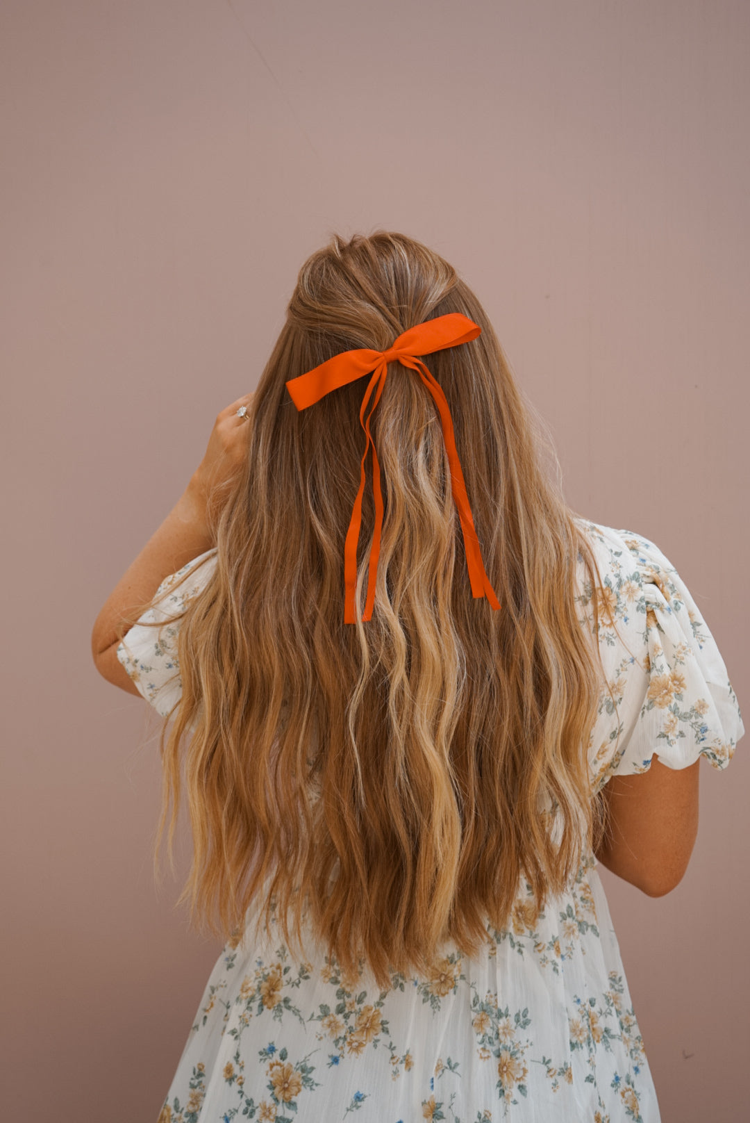 double tail silk bow (7 color options)