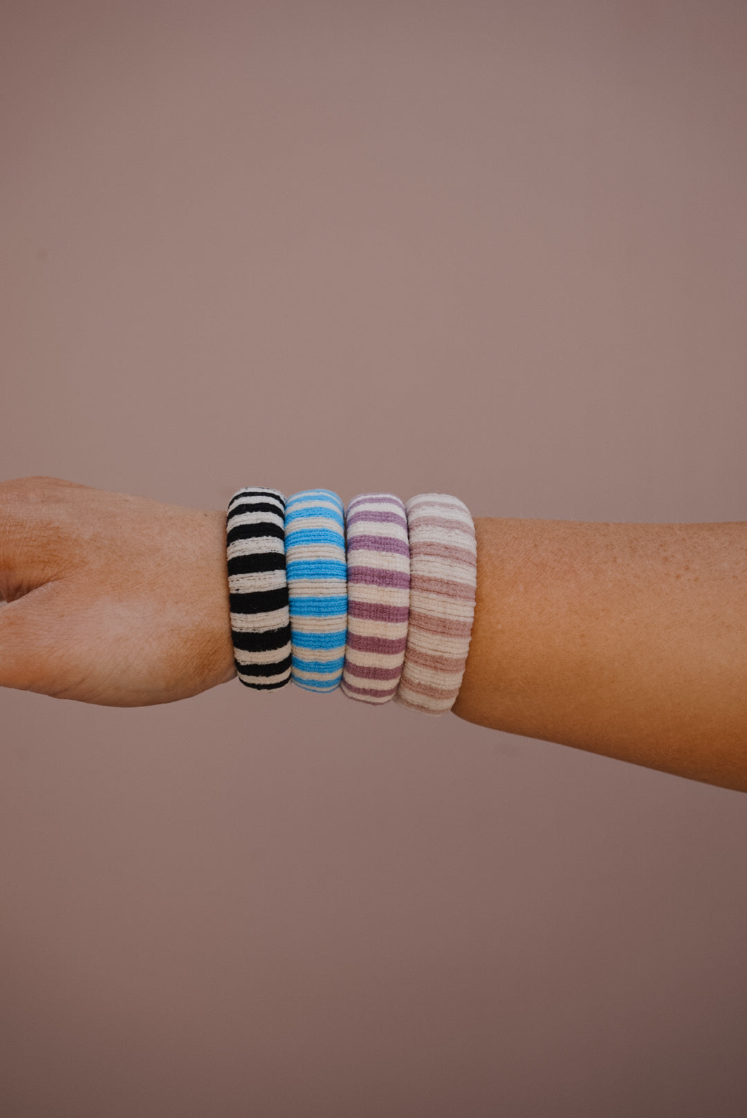 stripe extra hold it all healthy hair ties (4 color options)