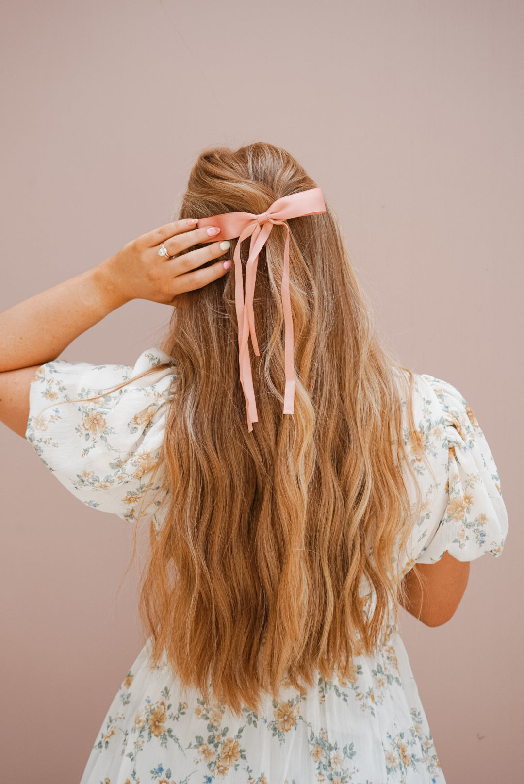 double tail silk bow (7 color options)