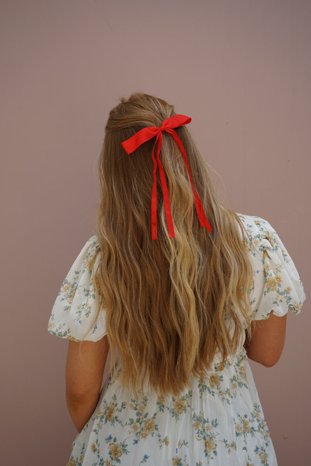 double tail silk bow (7 color options)