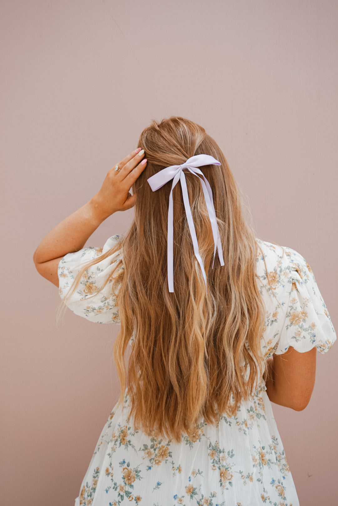 double tail silk bow (7 color options)