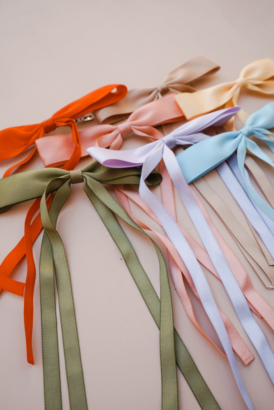 double tail silk bow (7 color options)