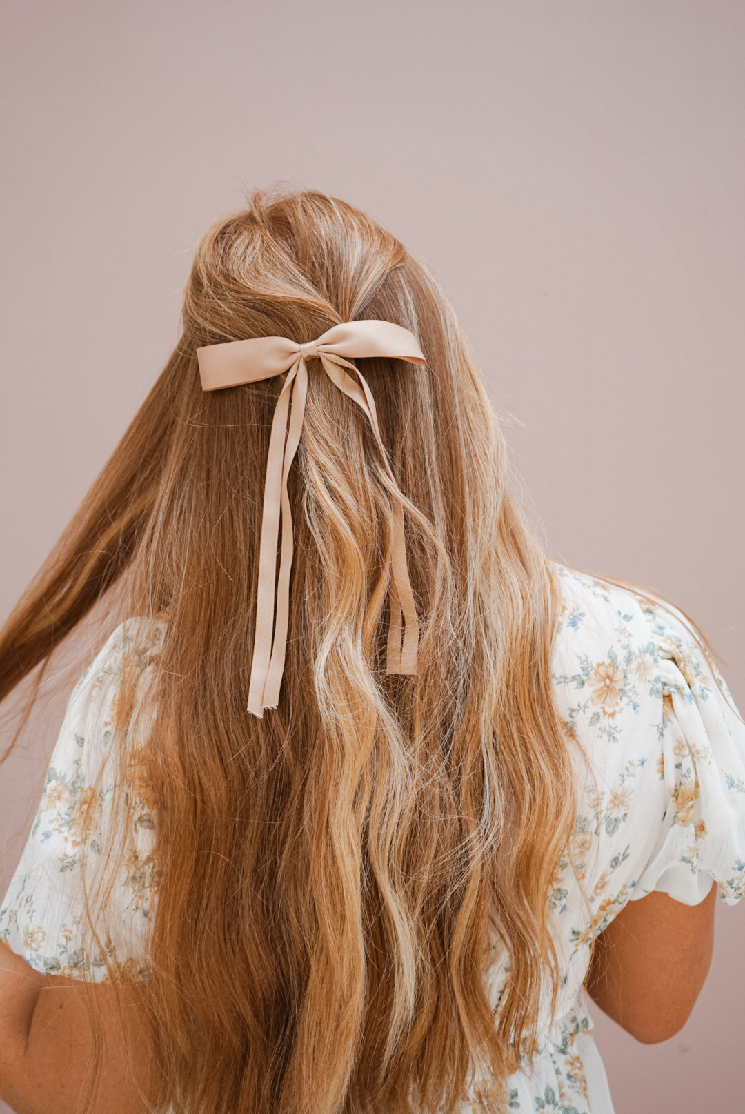 double tail silk bow (7 color options)