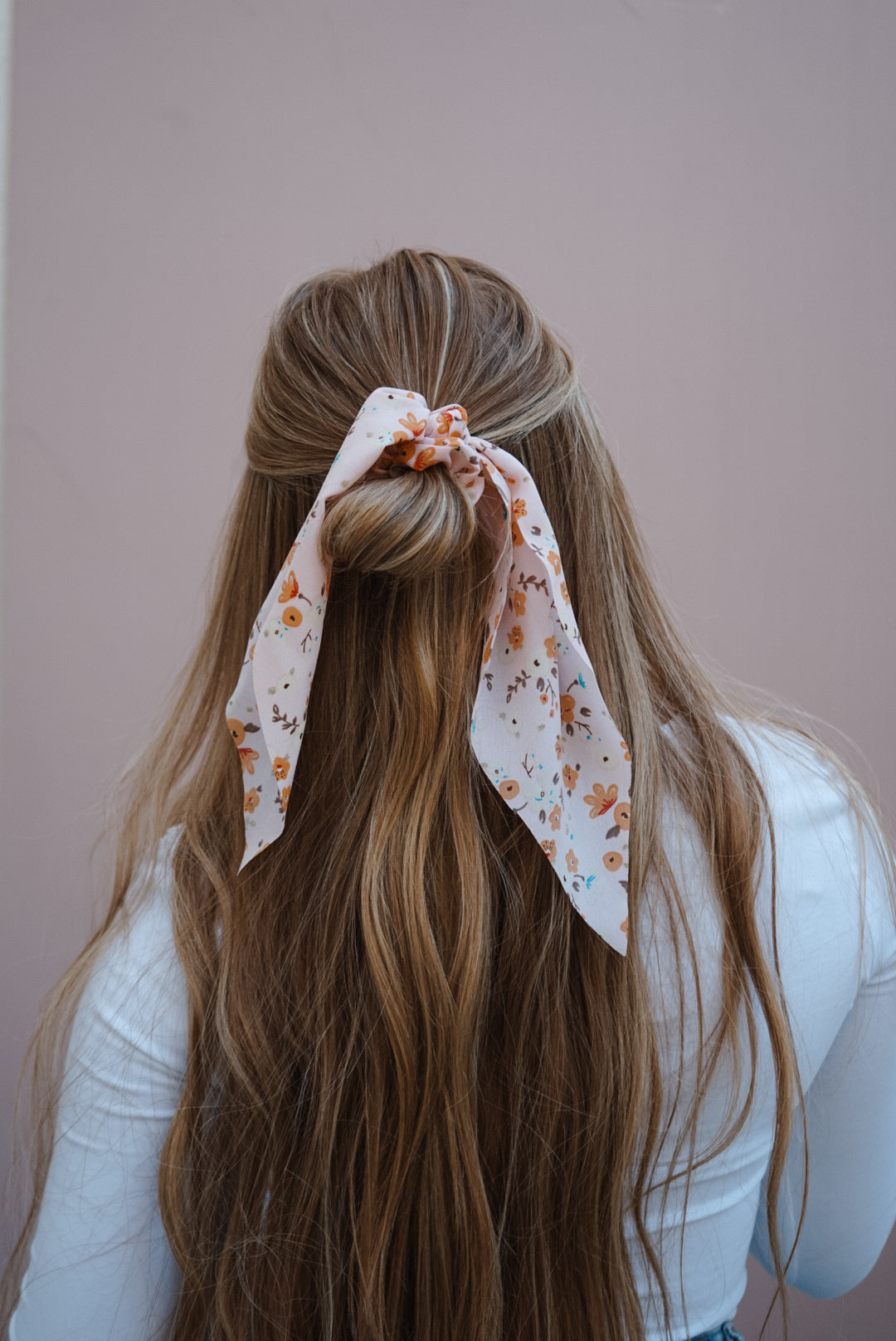 fall into winter bandana scrunchie (2 color options)