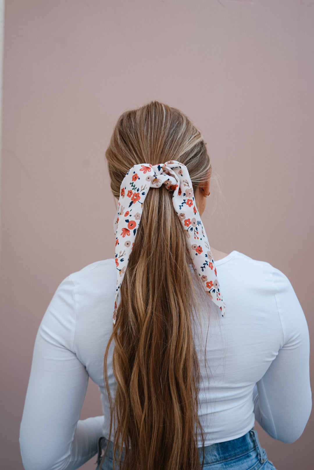 fall into winter bandana scrunchie (2 color options)