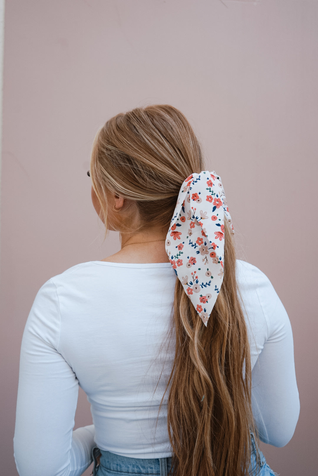 fall into winter bandana scrunchie (2 color options)