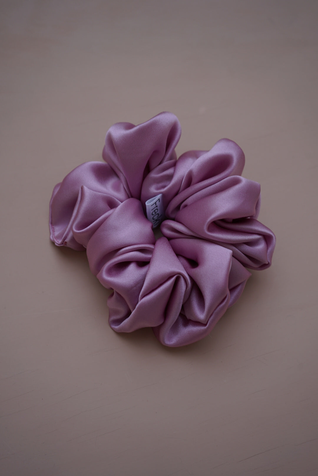 be mine orchid silk charmeuse oversized scrunchie