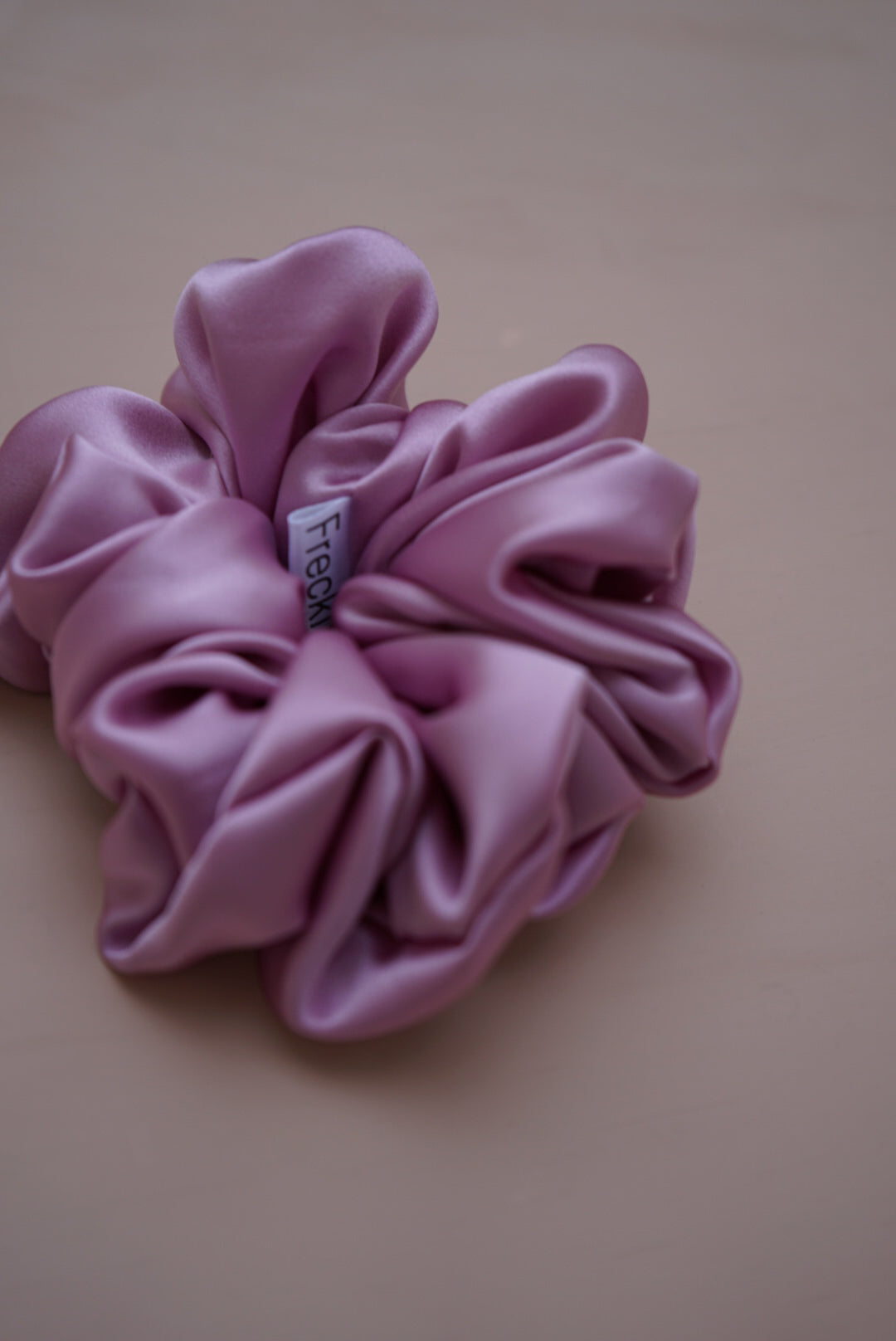 be mine orchid silk charmeuse oversized scrunchie