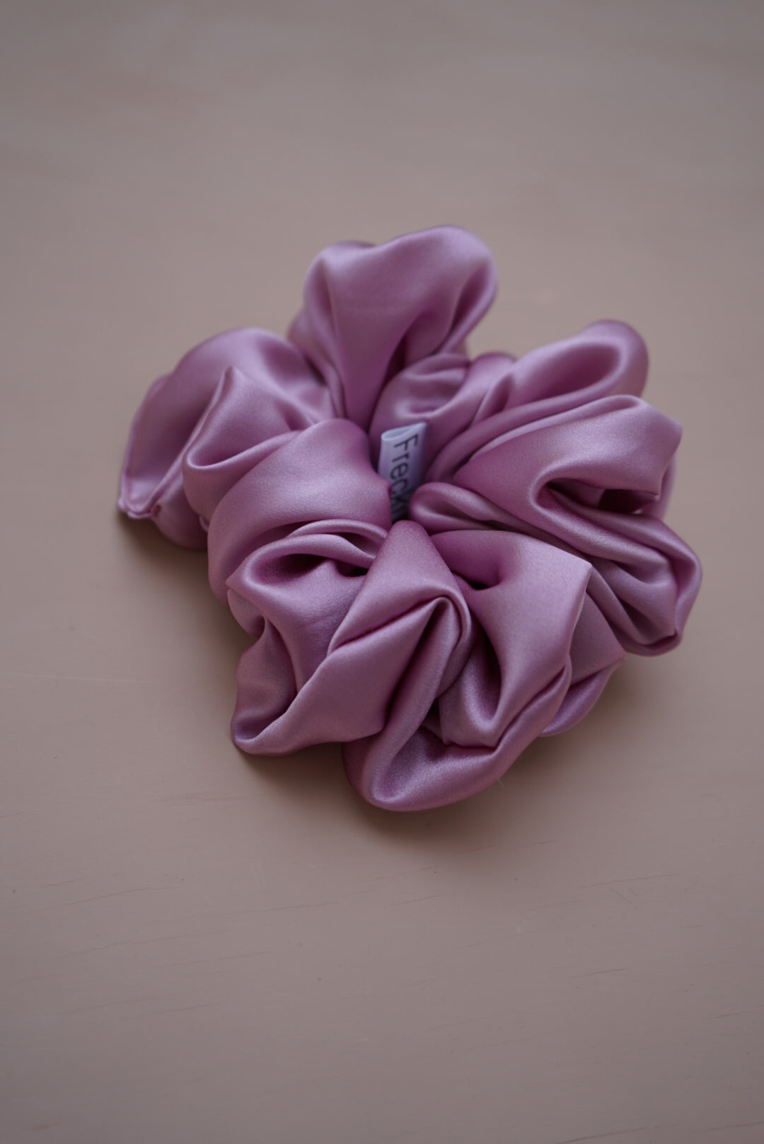 be mine orchid silk charmeuse oversized scrunchie