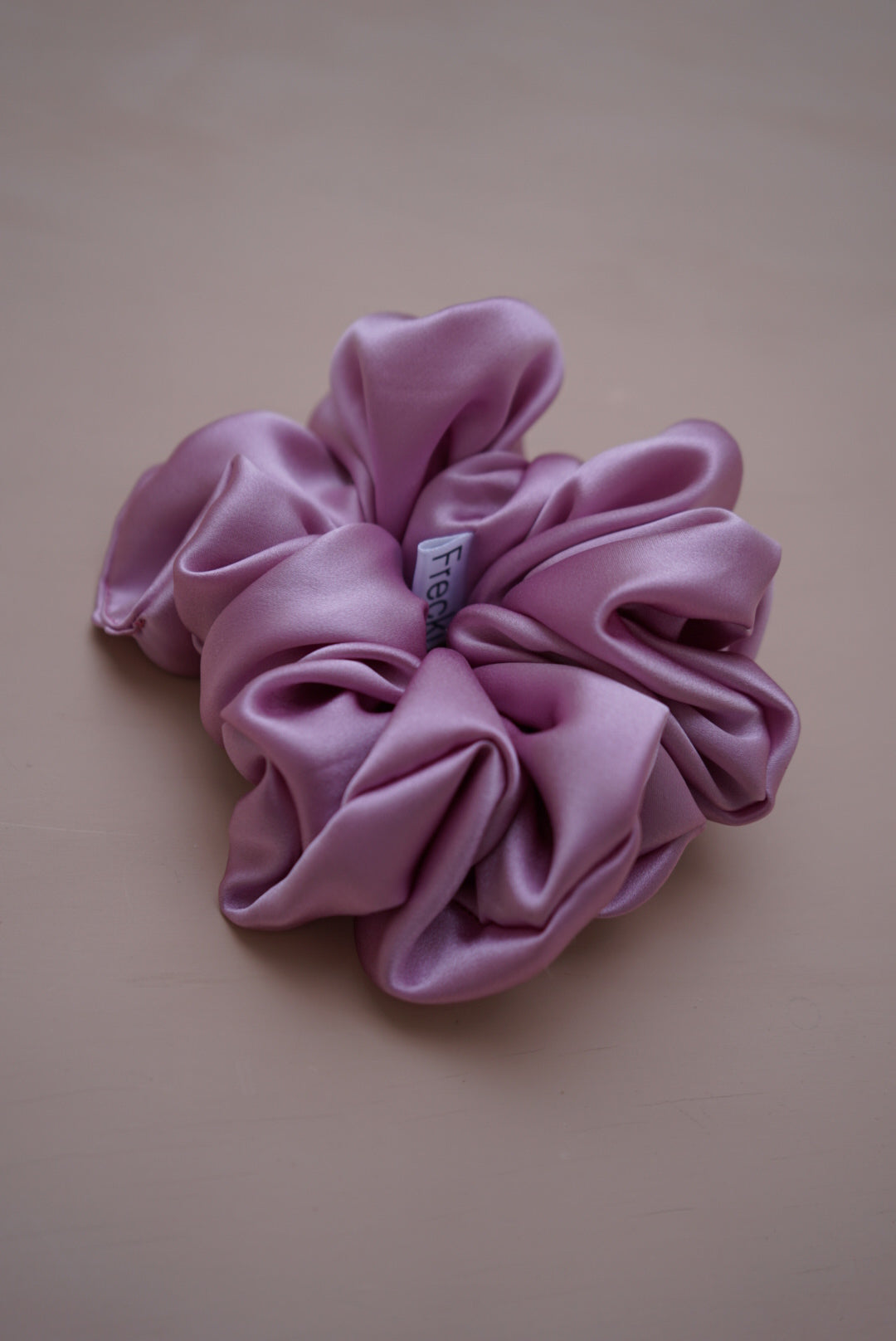 be mine orchid silk charmeuse oversized scrunchie