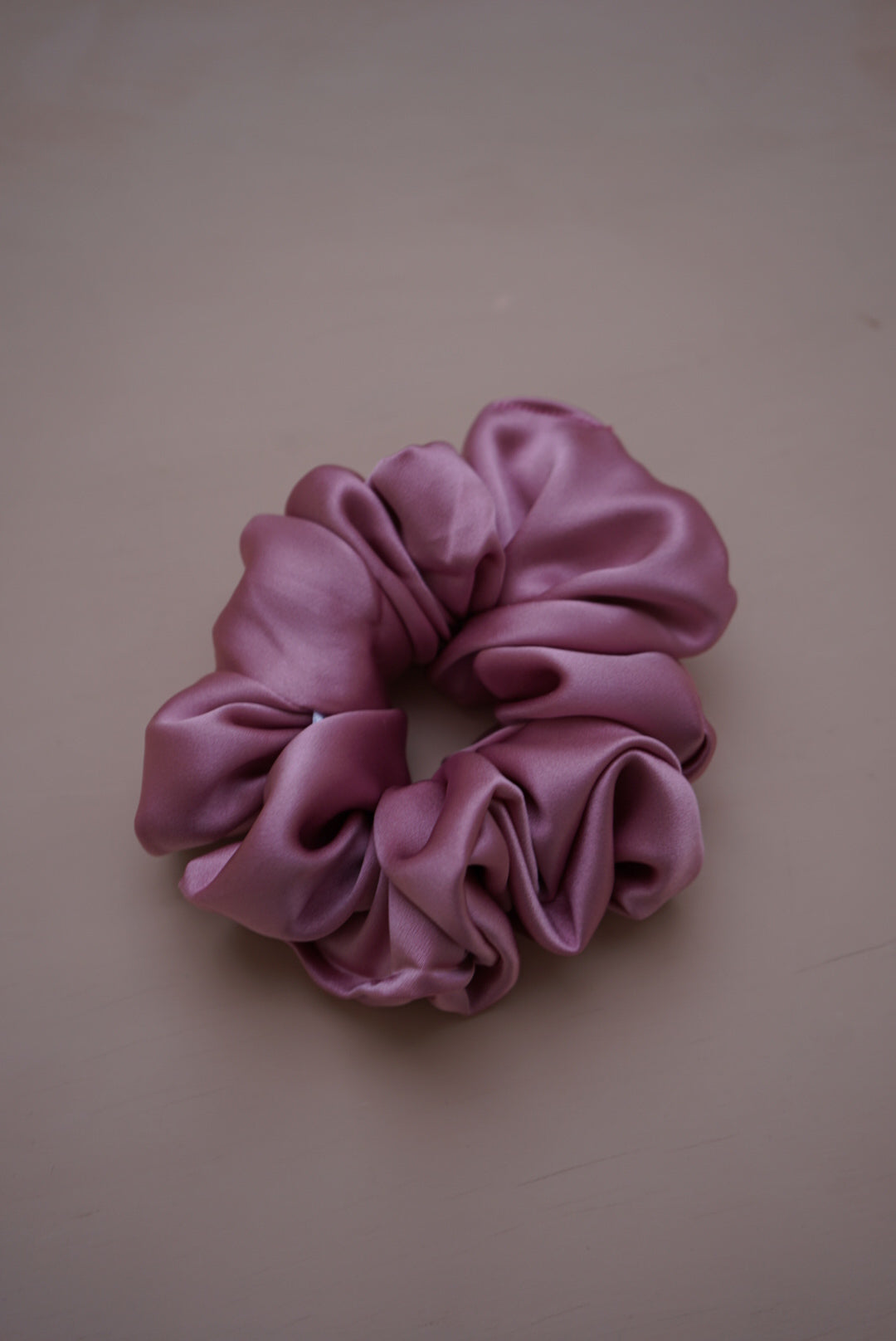 rose silk charmeuse oversized scrunchie