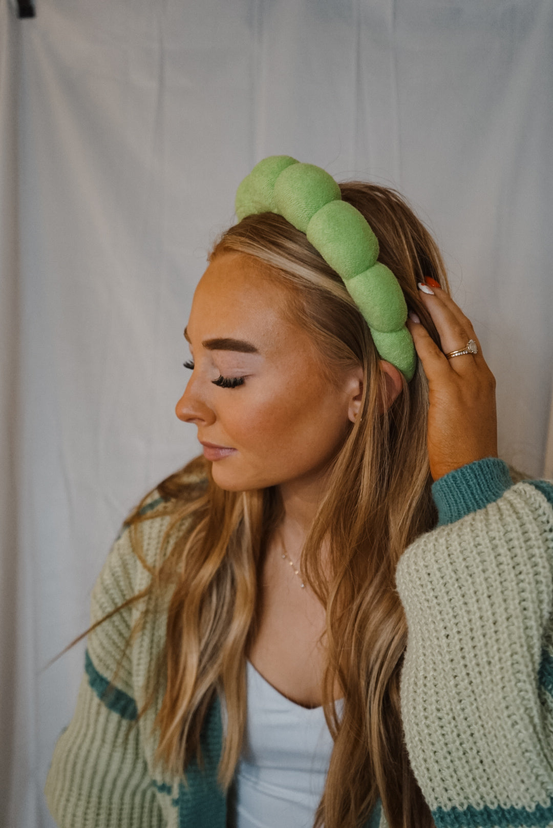 lime GRWM headband