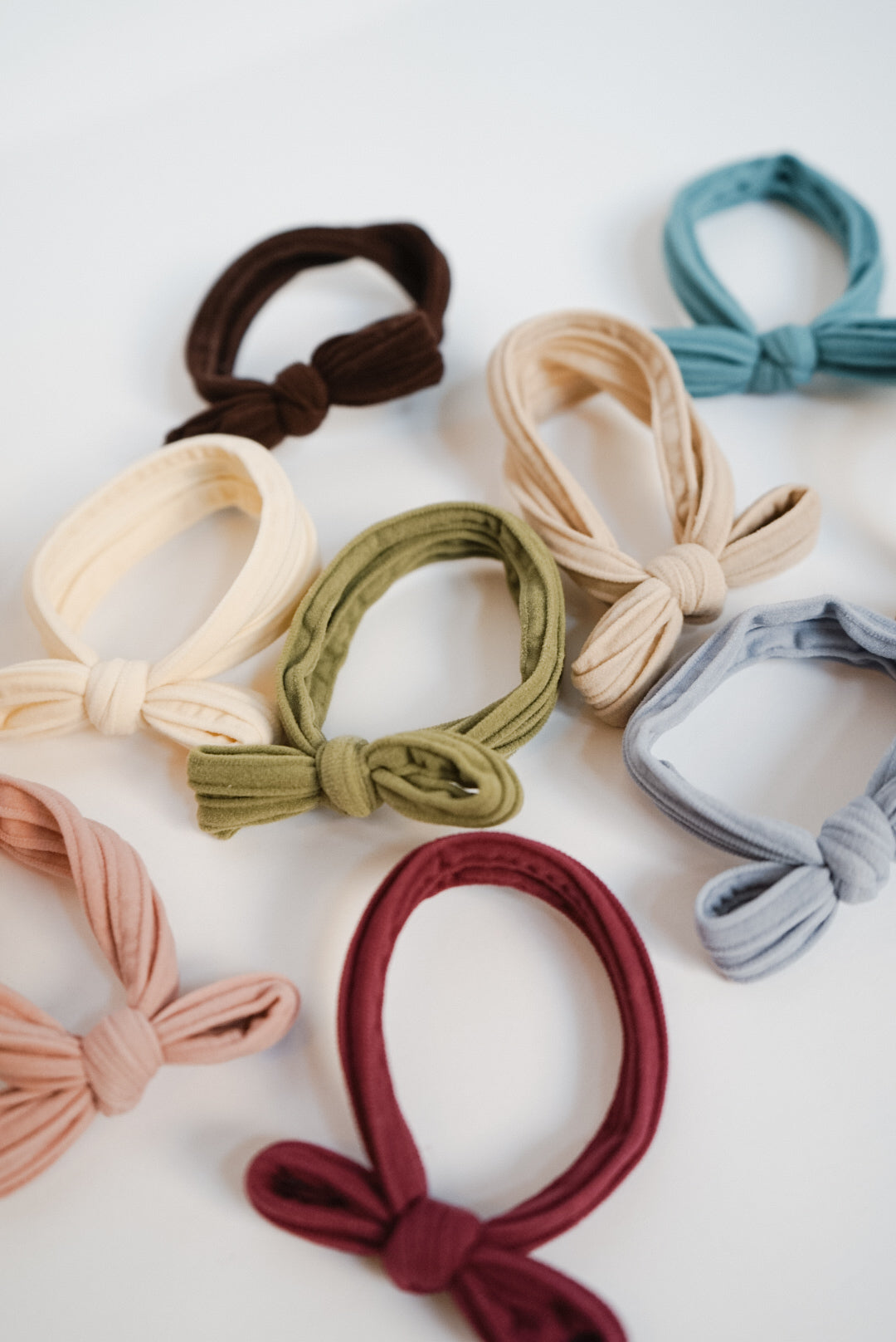 bow healthy hair ties (10 color options/pack of 2)