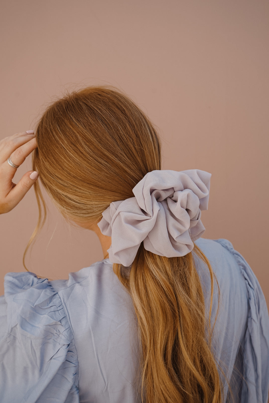 lavender mega scrunchie