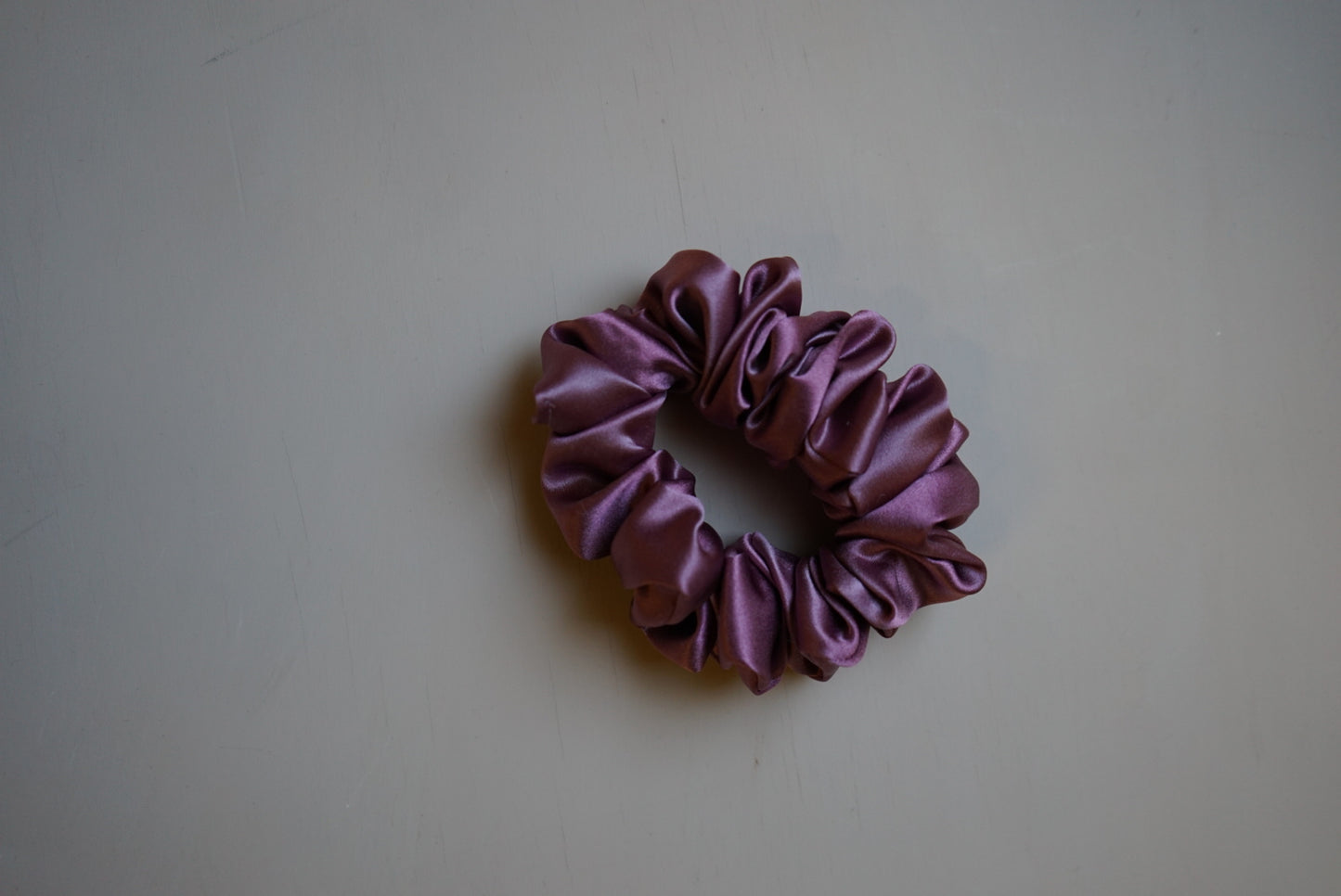 the berry skinny silk charmeuse scrunchie