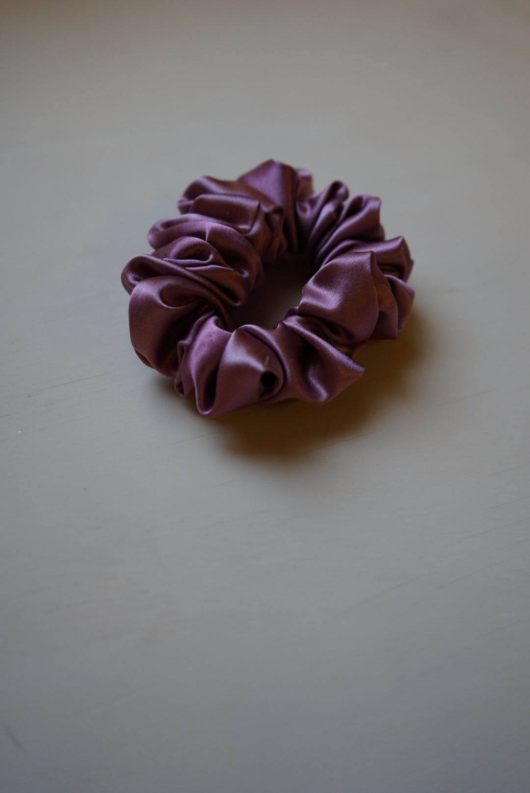 the berry skinny silk charmeuse scrunchie