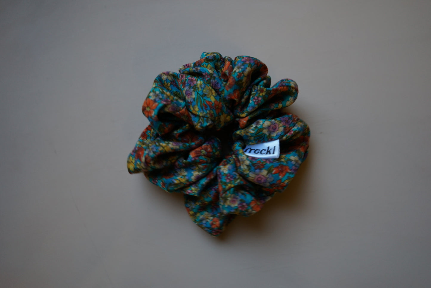 the first date floral oversized scrunchie