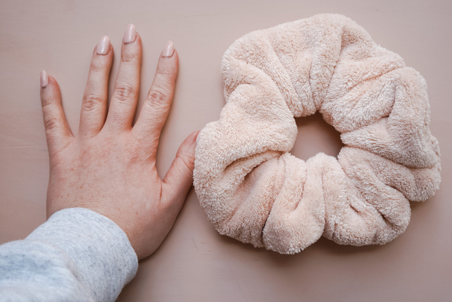 towel oversized scrunchie